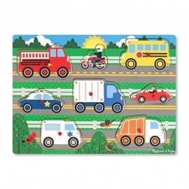 PUZZLE DE LEMN - VEHICULE