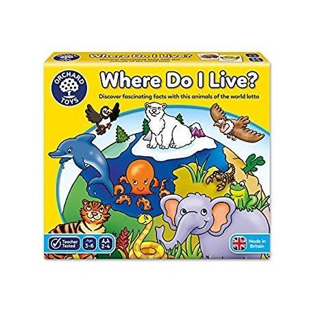 JOC EDUCATIV LOTO HABITATE WHERE DO I LIVE?