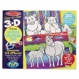 CAIET DE COLORAT 3D - ANIMALE