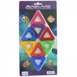 MAGPLAYER - JOC DE CONSTRUCȚIE MAGNETIC - 8 PIESE