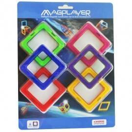 MAGPLAYER - JOC DE CONSTRUCȚIE MAGNETIC - 6 PIESE
