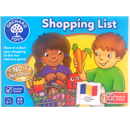 Joc educativ in limba engleza Lista de cumparaturi SHOPPING LIST