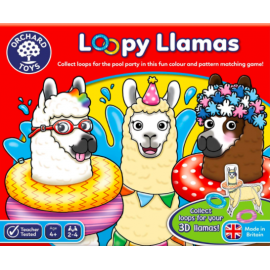 Joc educativ Lame cu colaci LOOPY LLAMAS