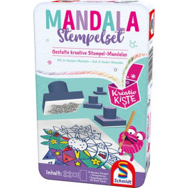 ȘTAMPILE MANDALA  / MANDALA STEMPELSET - CUTIE METALICĂ