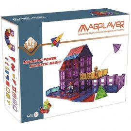 MAGPLAYER FANTASY - JOC DE CONSTRUCȚIE MAGNETIC - 112 PIESE