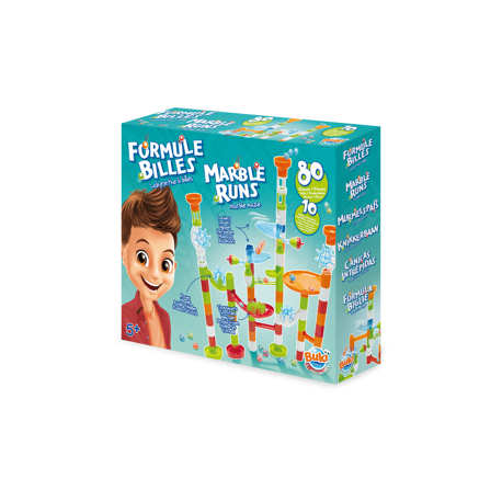 Joc de constructie - labirint cu bile - 80 piese