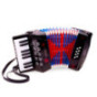 Acordeon mare - Negru