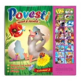CARTE CU SUNETE- POVEȘTI VOLUMUL 3