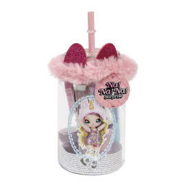 Set cu accesorii creative cu unicorni, sub forma de pahar cu pai Na!Na!Na! Surprise