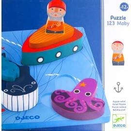 PUZZLE ÎN RELIEF 1,2,3 MOBY