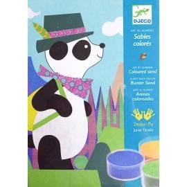 NISIP COLORAT - PANDA ȘI PRIETENII