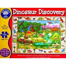 Puzzle in limba engleza Lumea dinozaurilor (150 piese) DINOSAUR DISCOVERY
