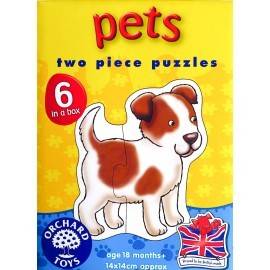 SET 6 PUZZLE - ANIMALE DE COMPANIE