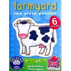 SET 6 PUZZLE - ANIMALE DE LA FERMĂ