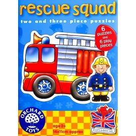Set 6 puzzle Echipa de salvare (2 si 3 piese) RESCUE SQUAD