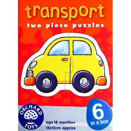 SET 6 PUZZLE - MIJLOACE DE TRANSPORT (2 PIESE)