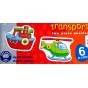 SET 6 PUZZLE - MIJLOACE DE TRANSPORT (2 PIESE)