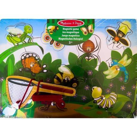 JOC DIN LEMN MAGNETIC - PRINDE INSECTELE