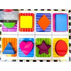 PUZZLE ÎN RELIEF - FORME GEOMETRICE