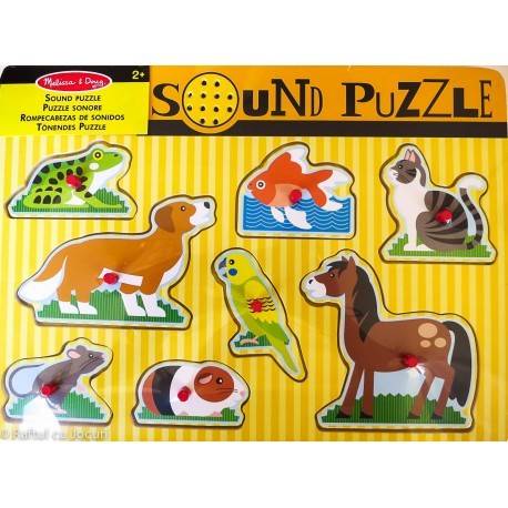 PUZZLE SONOR - ANIMALE DE COMPANIE