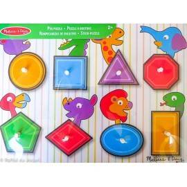 PUZZLE DIN LEMN - FORME GEOMETRICE