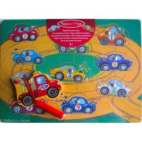 PUZZLE DIN LEMN - MAGNETIC - REMORCHERUL