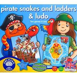 Joc de societate Piratii PIRATE SNAKES AND LADDERS & LUDO