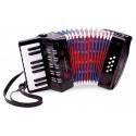 Acordeon mare - Negru