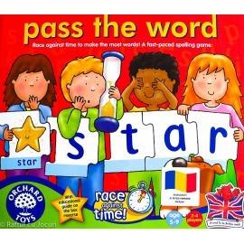 Joc educativ in limba engleza Scrie corect contra cronometru PASS THE WORD