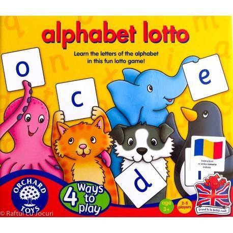 ALPHABET LOTTO / LOTO ALFABET ÎN LIMBA ENGLEZĂ