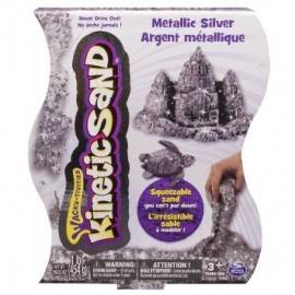 KINETIC SAND METALIC ARGINTIU 454G